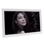 Cadre photo numrique ecran ips 21, 5 pouces digital full hd 1080p noir + sd 8go blanc yonis