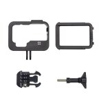 Cadre de protection noir 3xue, bo�tier de protection, coque de remplacement, pour go pro hero 9 hero10 ...