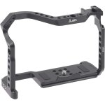 Cage pour appareil photo vido - stabilisateur rig en alliage d'aluminium avec chaussure froide et vis ...