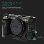 Cage complte pour sony a7c ii / a7c r - avec serre - cble hdmi - noir ta - t60 - fcc - b[z4550]