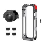 Cage de protection pour cam�ra panoramique insta360 x5 - cadre en alliage d'aluminium