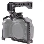 Cage r7 avec poigne suprieure, en aluminium pour appareil photo canon eos r7, vlogging vido, tournage ...