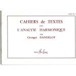 Cahiers de textes pour l'analyse harmonique volume 1