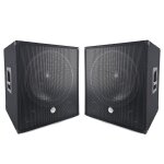 Caisson de basse subwoofer 18  passif bm sonic bms - sub18 - p - 1000w max - boomer 46cm - speakon + ...