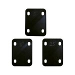 Cales de manche de guitare 3pcs 0. 25, 0. 5 et joint de 1 degr� pour la r�paration du manche boulonn� ...