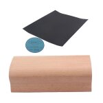 Cale de ponage pour guitare / basse avec frettes en papier abrasif, outil de surface