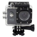 Camra sport tanche 30m camra d'action full hd 1080p 12mp noir
