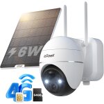 Caméra 4g exterieur solaire - 4g tle 2k camera exterieur sans fil camera carte sim et carte mémoire 64gb, ... Caméra 4g exterieur solaire - 4g tle 2k camera exterieur sans fil camera carte sim et carte mémoire 64gb, ...
