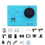 Camra d'action originale 4k / 30fps ultra hd wifi camra d'action a distance 170d 30m camra de sport ...