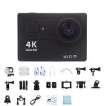 Camra d'action originale 4k / 30fps ultra hd wifi camra d'action a distance 170d 30m camra de sport ...
