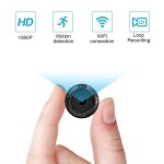 Camera cachee sans fil 1080p hd mini camera espion wifi avec enregistreur video / detecteur de mouvement ...