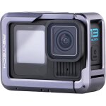 Camera cage for gopro 13 / 12 / 11, aluminum alloy protective frame for gopro, magnetic quick release ...