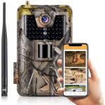 Cam�ra de chasse 4g gps 4k d�tection mouvement vision infrarouge 30mpx etanche + sd 128go yonis