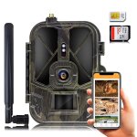 Cam�ra de chasse 4k 36mp 4g app mobile android ios + chargeur + 2 batteries + sd 64go yonis