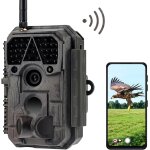 Caméra de chasse wifi app 32mp 1296p h. 264 vdéo avec 30m no glow infrarouge vision nocturne, piège à ... Caméra de chasse wifi app 32mp 1296p h. 264 vdéo avec 30m no glow infrarouge vision nocturne, piège à ...