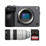 Camra de cinma numrique sony fx30 + fe 70 - 200mm f2. 8 gm oss ii + sandisk 128 go extreme pro sdxc ...