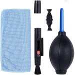 Camera cleaning kit includes 1 x double - sided lens cleaning pen / 1 x air blower / 1 x microfibre cleaning ...