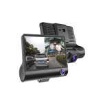 Camra embarque 3 voies avec camras avant, intrieure et arrire, 1080p, acclromtre, mode stationnement, ...