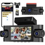 Camra embarque 4 canaux, camra embarque wifi 2k avant et 1080p arrire intrieur gauche et droit, ...