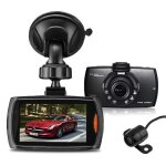 Camra embarque full hd 1080p avec fonction de stationnement arrire et vision nocturne, angle de 170 ...