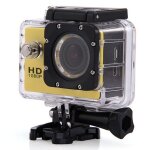 Camera embarquée sport lcd caisson etanche waterproof 12 mp full hd 1080p jaune + sd 8go yonis Camera embarquée sport lcd caisson etanche waterproof 12 mp full hd 1080p jaune + sd 8go yonis