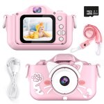 Cam�ra pour enfants, appareil photo pour filles et gar�ons, ecran de 2, 0 pouces et 20mp, jeux inclus, ...