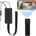 Camra espion wifi, 5g mini camra cache sans fil 1080p, diy micro camra espion a distance discrete ...