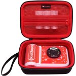 Camera etui pour vtech kidizoom kids video appareil photo numrique coque (rouge)