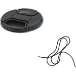 Camera lens cap, diameter 55 mm, protective snap - on cap, compatible with nikon, canon, sony, sigma, ...