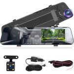 Cam�ra de recul dash cam avec deux cam�ras 1080p supportant le capteur de gravit� / aide au stationnement ...