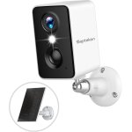 Caméra de sécurité d'extérieur 2k sans fil, projecteur wifi avec batterie et panneau solaire, détection ... Caméra de sécurité d'extérieur 2k sans fil, projecteur wifi avec batterie et panneau solaire, détection ...