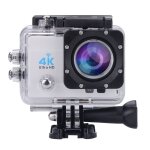 Camra sport 4k 16mp etanche grand angle 170 wifi ecran lcd 2 pouces hdmi blanc + sd 8go yonis