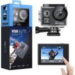 Camra sport 4k 60fps 20mp wifi tlcommande commande vocale ecran tactile eis camra sportive etanche ...