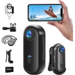 Camera sport 4k, camra corporelle etanche magntique, mini camera sport minicamra sportive wifi, pov ...