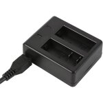 Camera sport chargeur, double usb batterie chargeur pour action cam action camera