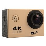 Camra sport etanche wifi 4k slow motion 16mp grand angle 170 vido embarqu or + sd 16go yonis