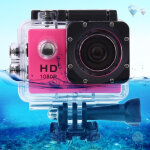 Camera sport full hd 1080p etanche 30m ecran 2' grand angle 140 magenta yonis