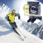 Camera sport full hd 1080p etanche 30m ecran 2' grand angle 140 or yonis