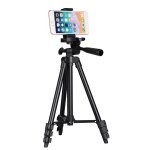 Cam�ra vid�o compacte, support de t�l�phone portable l�ger de voyage, t�l�commande professionnelle, tr�pied ...