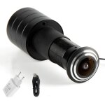 Camra de vidosurveillance 1080p grand angle 180 degrs avec ouverture de porte - mini judas - wifi ...