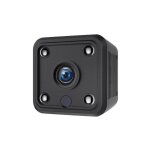 Cam�ra wi - fi hd 1920p avec vision nocturne, lecture mobile, dos magn�tique et chargement lat�ral