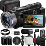 Caméscope 4k 48mp f1. 8 avec 16x zoom et ecran ips 3 270 (filtres couleur + micro externe)â¿277g kit ... Caméscope 4k 48mp f1. 8 avec 16x zoom et ecran ips 3 270 (filtres couleur + micro externe)â¿277g kit ...