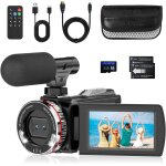 Camscope camra vido 4k 48mp zoom numrique 21x vlogging camra para youtube, 3  rotatif a 270 video ...