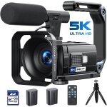 Caméscope caméra vidéo 5k 56mp vlogging caméra youtube, wifi vision nocturne 3 ecran tactile rotatif ... Caméscope caméra vidéo 5k 56mp vlogging caméra youtube, wifi vision nocturne 3 ecran tactile rotatif ...