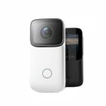 Camscope numrique 4k etanche anti - tremblement avec reconnaissance faciale wifi blanc yonis