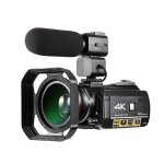 Camscope numrique 4k ultra hd 13mp avec vision nocturne, wifi, microphone noir yonis