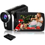 Caméscope numérique full hd de 2, 8 pouces 1080p 24 p noir gris Caméscope numérique full hd de 2, 8 pouces 1080p 24 p noir gris