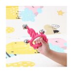 Canards forme main main tambourin avec 3 jingle m�tal pour enfant jouet instrument de musique