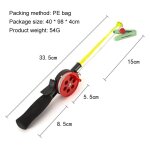 Canne  homard lgre en plastique pour enfants, avec crabe et hameon, ensemble de pche en mer, mini ...