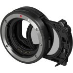 Canon bague d'adaptation avec filtre ins�rable ef - eos r avec filtre a ins�rable polarisant circulaire ...